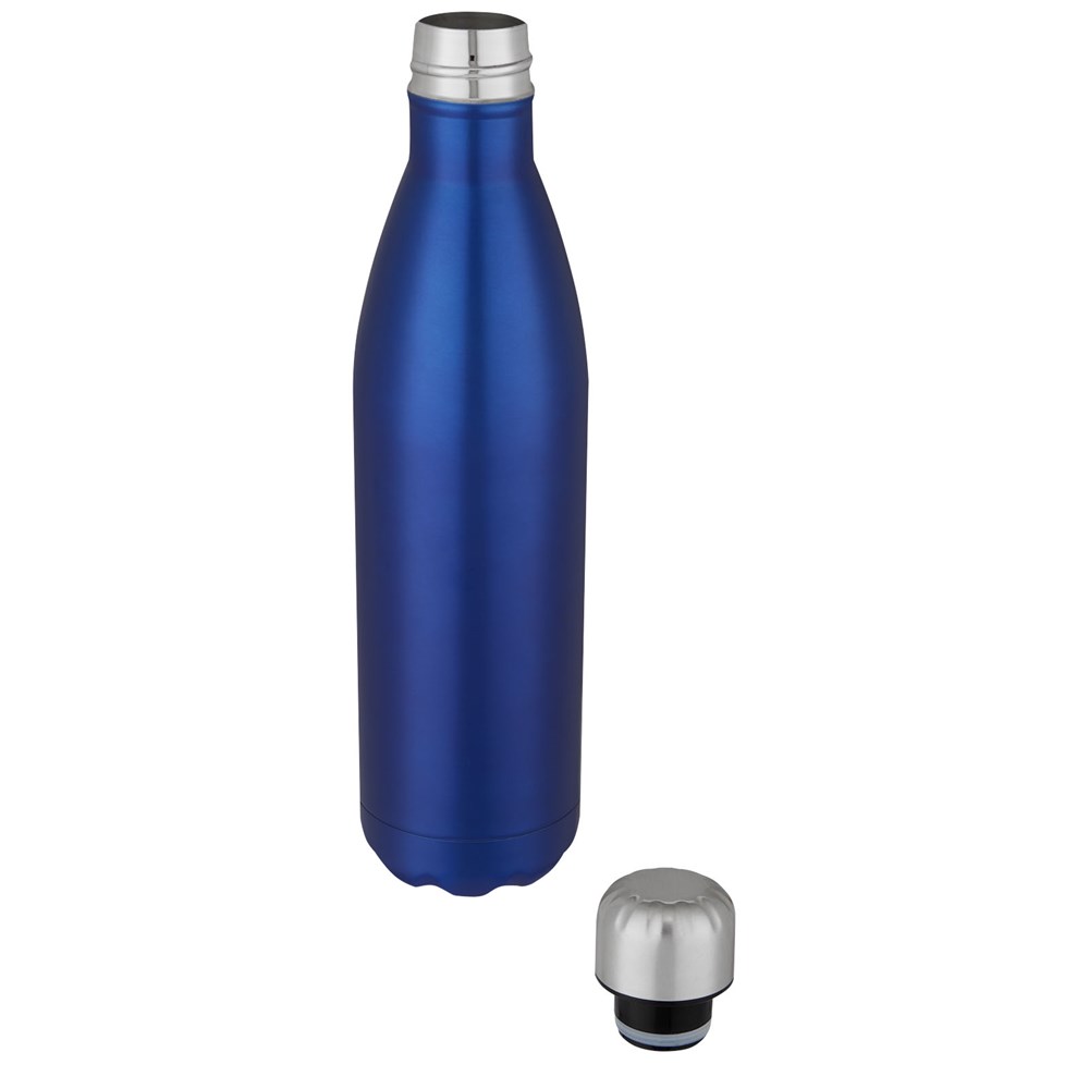 Bouteille Cove de 750 ml en acier inoxydable à isolation sous vide bleu