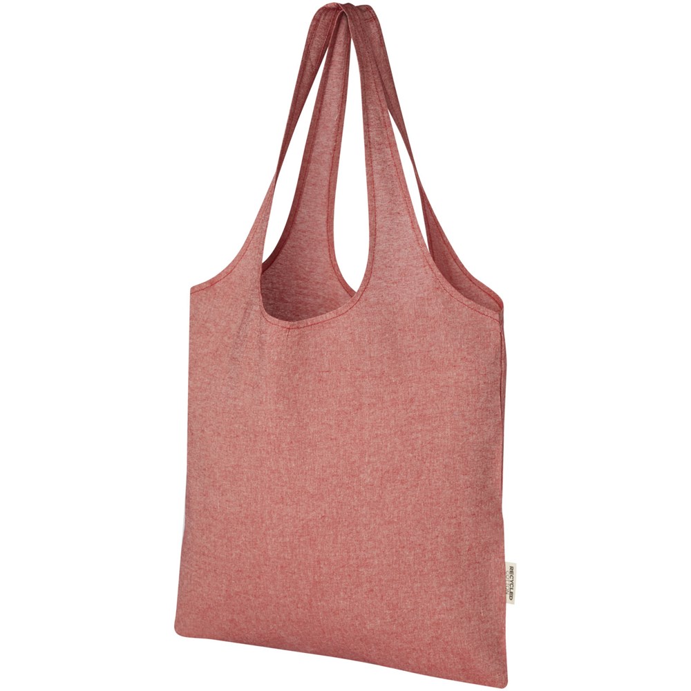 Pheebs 150 g/m² recycelte Tragetasche 7L heather rot