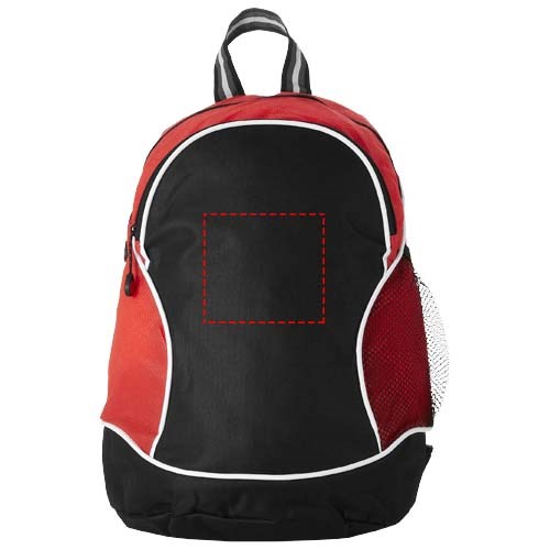 Boomerang Rucksack 22L rot, schwarz