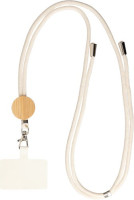 Porte-téléphone lanyard en coton Lucia