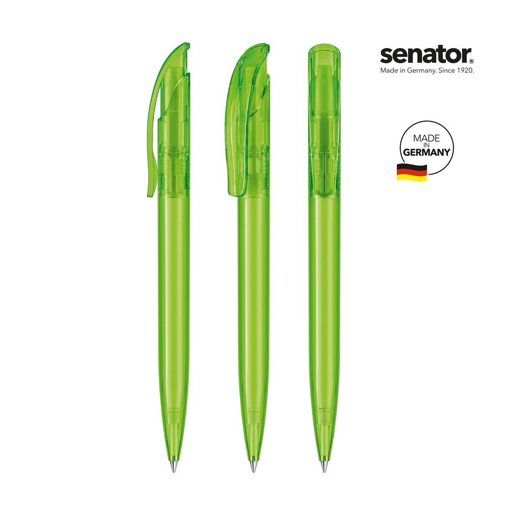 senator® Challenger Clear  Druckkugelschreiber grün 376