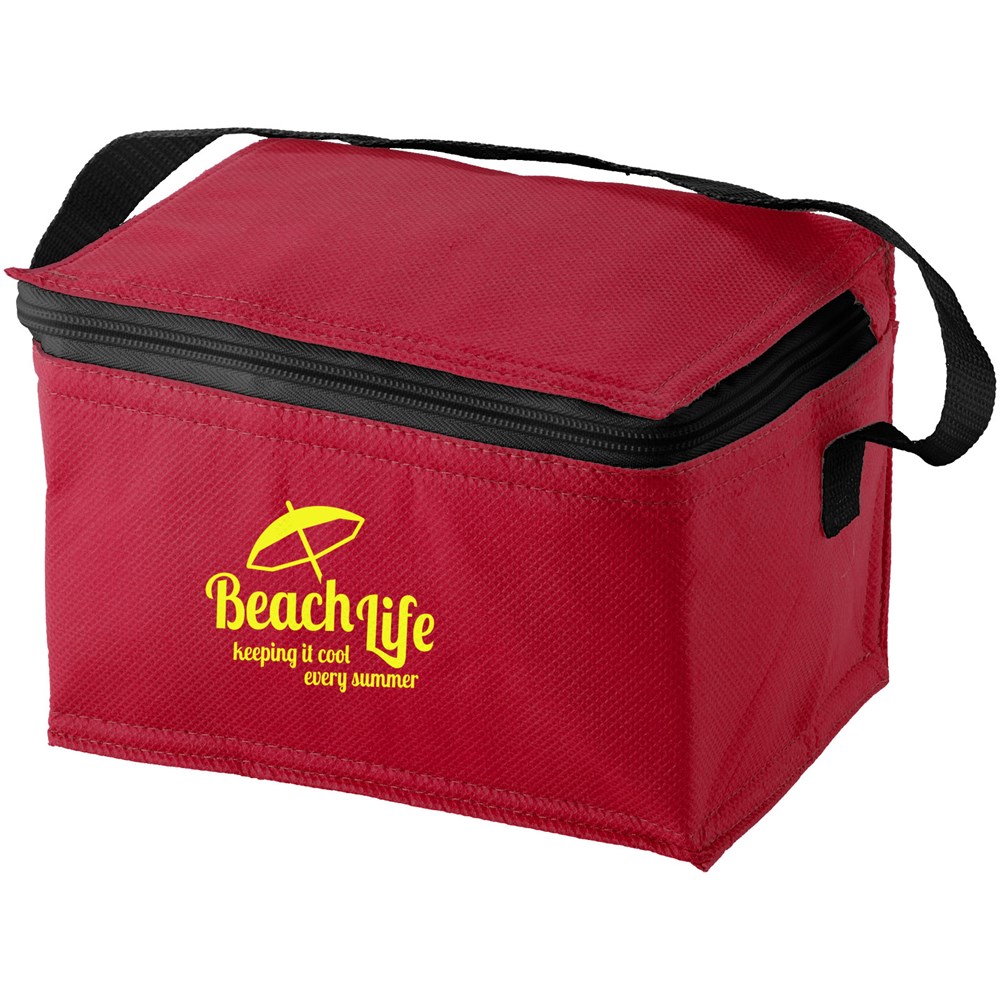 Sac isotherme 6 canettes Spectrum 4L rouge