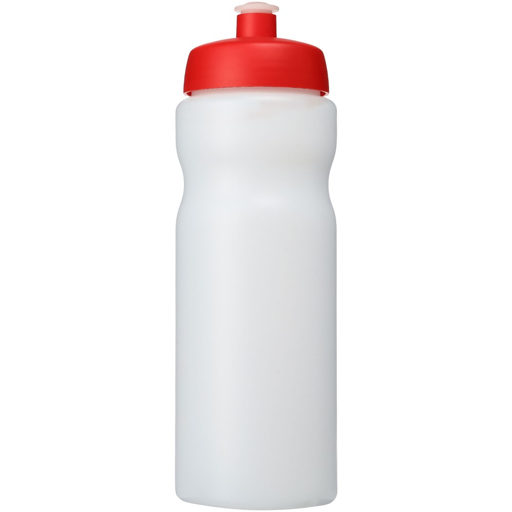 Bouteille de sport Baseline® Plus de 650 ml Rouge, Blanc transparent