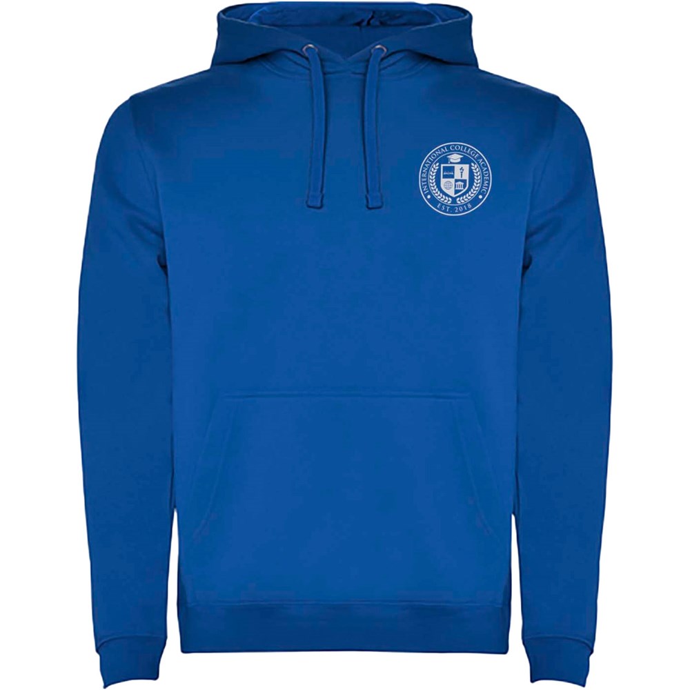 Kapuzenpullover mit Ihrem Logo – ideal als Werbegeschenk für kalte Tage. Erhältlich in verschiedenen Grössen und Farben. royalblau