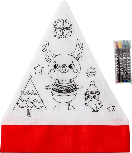 Weihnachtsmütze aus Non-Woven (80 gr/m²) Maryse