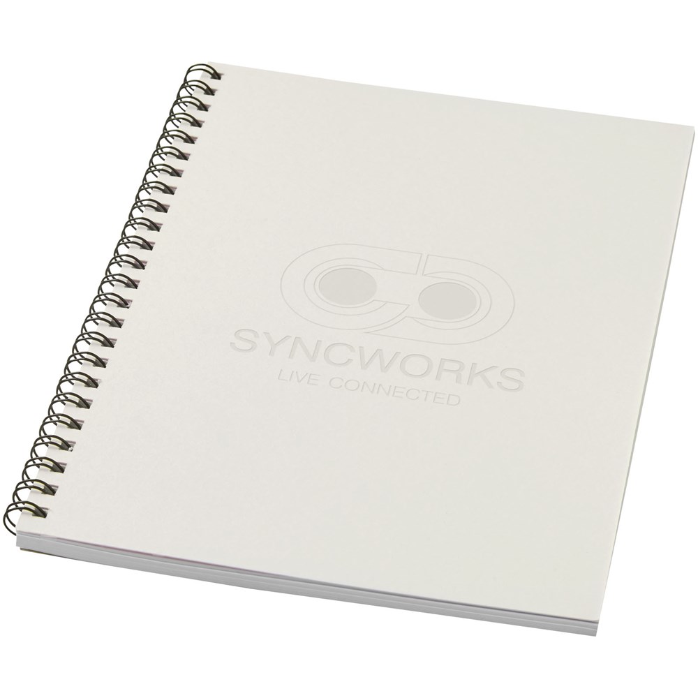 Carnet de notes spirales Desk-Mate® A5 coloré Ivoire