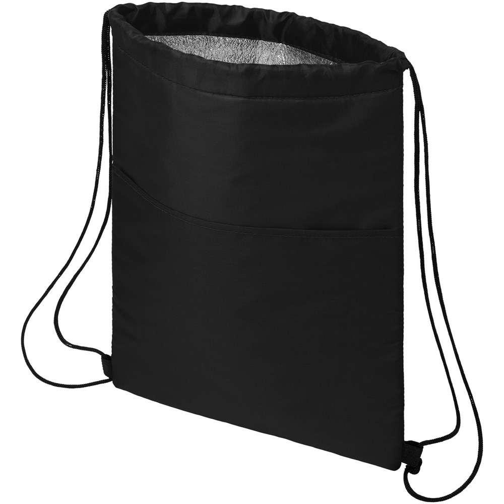 Sac isotherme Oriole avec cordon et capacité de 12 canettes 5L noir