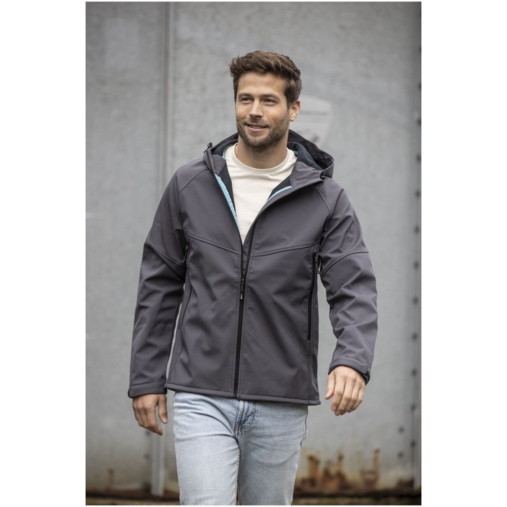 Veste softshell recyclée homme Coltan Noir