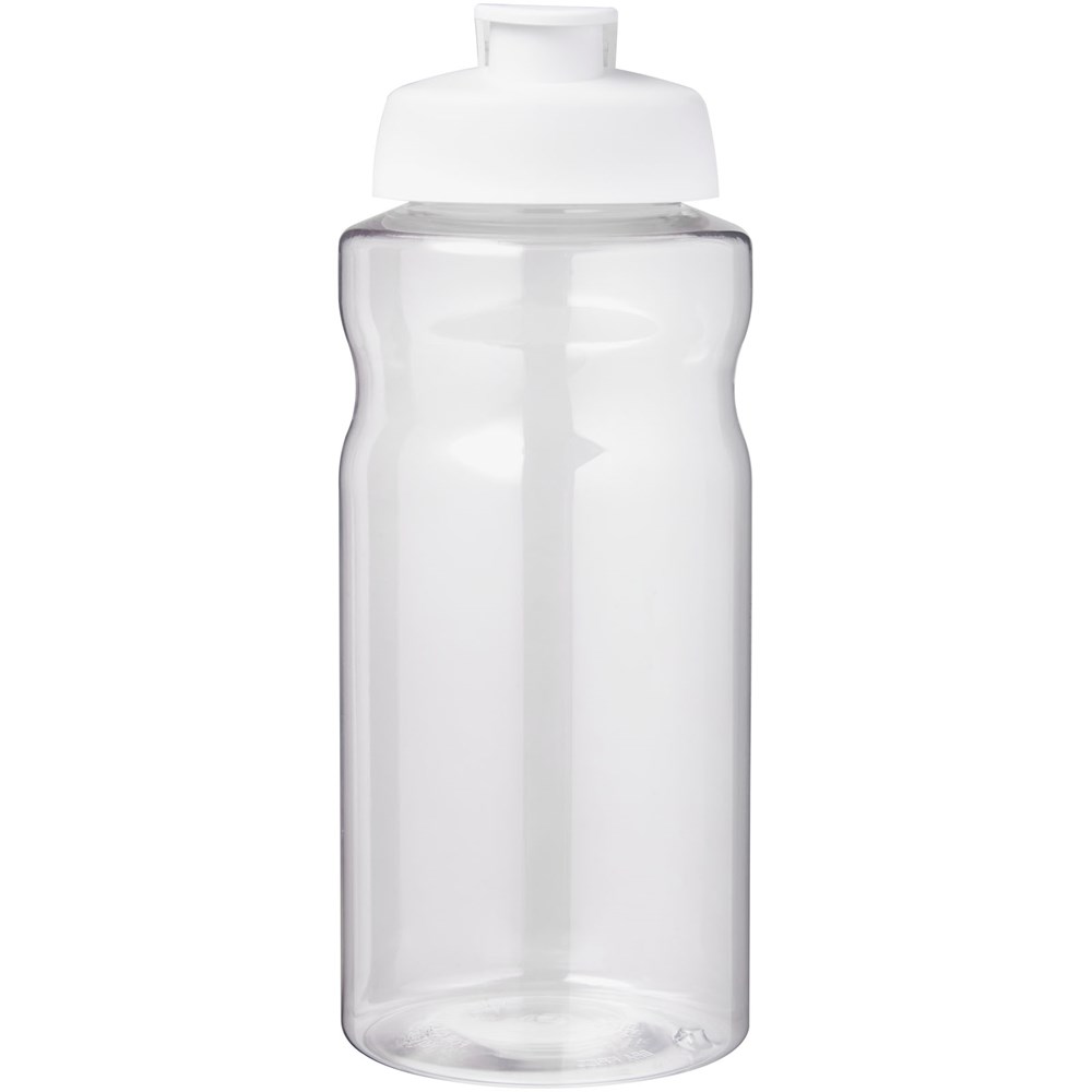 Bouteille de sport H2O Active® Base Pure de 1 L à couvercle rabattable blanc