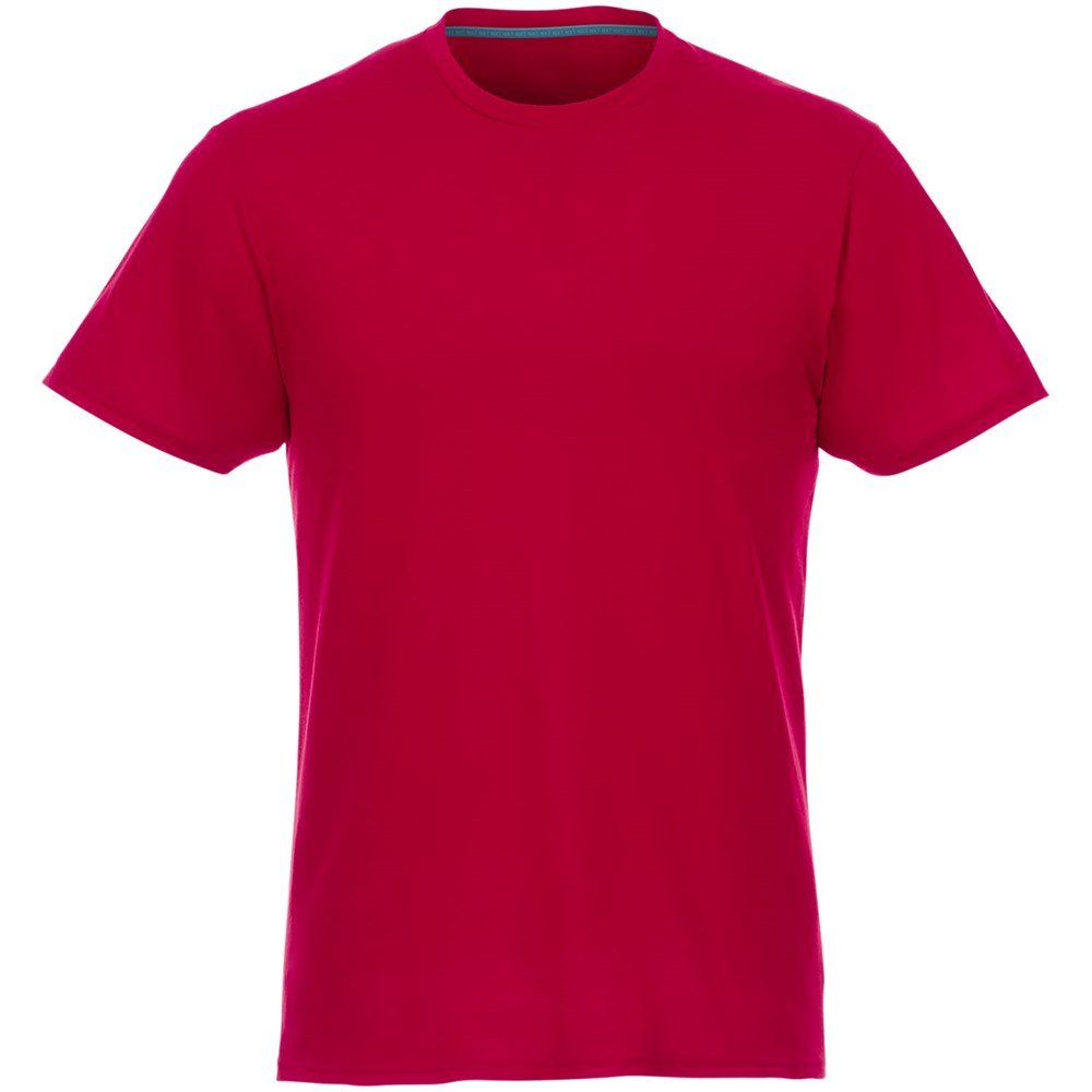 T-shirt recyclé manches courtes homme Jade rouge