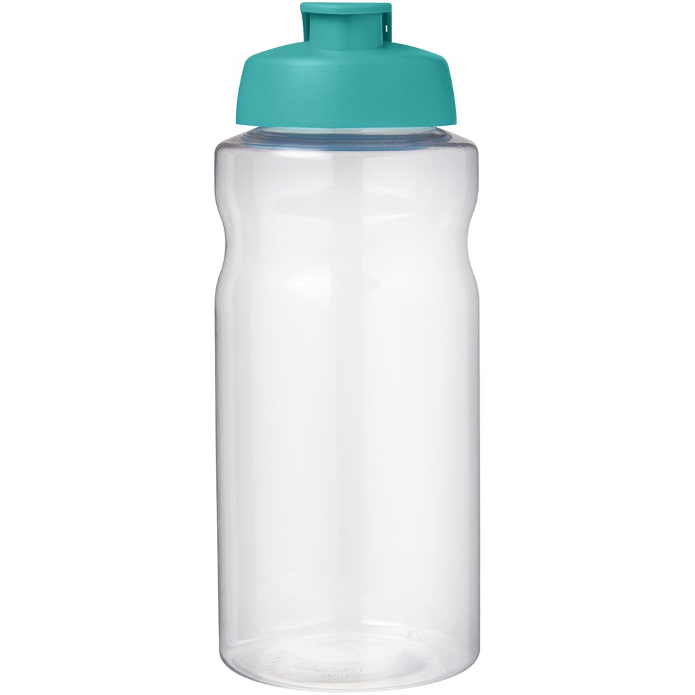 Bouteille de sport H2O Active® Base Pure de 1 L à couvercle rabattable Vert eau