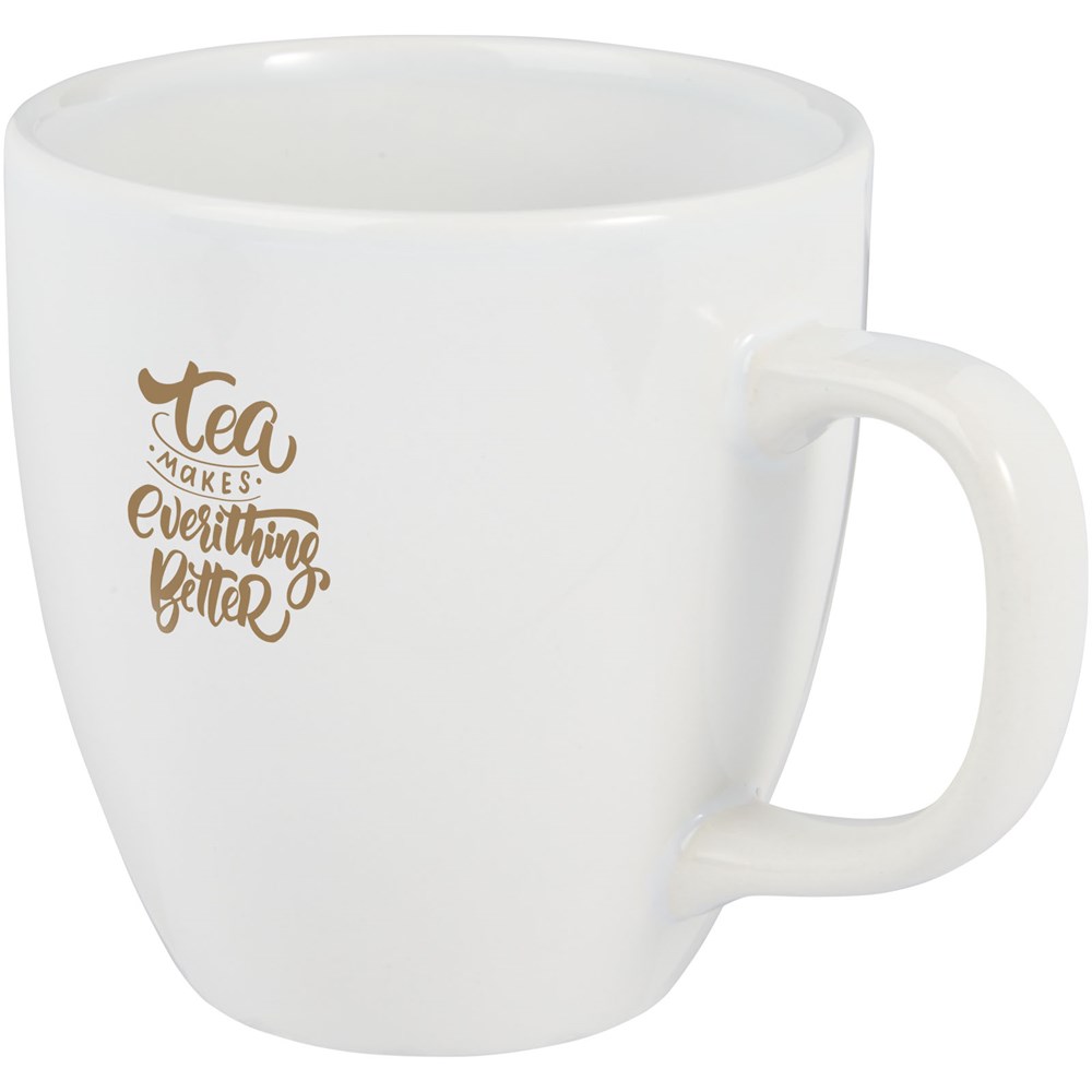 Mug Moni de 430 ml en céramique blanc