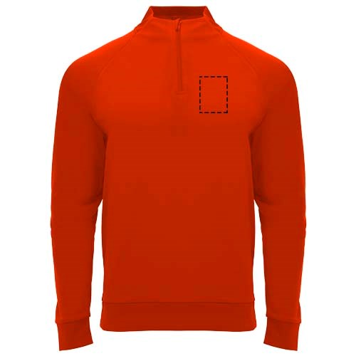 Epiro Half-Zip Sweatshirt Unisex rot