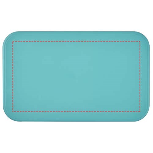 MIYO Renew Doppel-Lunchbox riffblau, riffblau, weiss