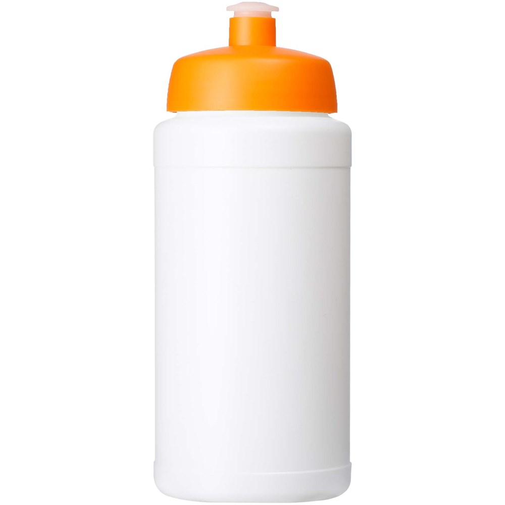 Bouteille de sport Baseline Rise de 500 ml Blanc, Orange