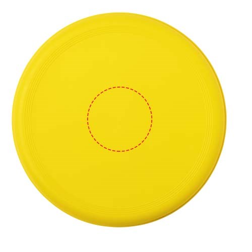 Orbit Frisbee aus recyceltem Kunststoff gelb