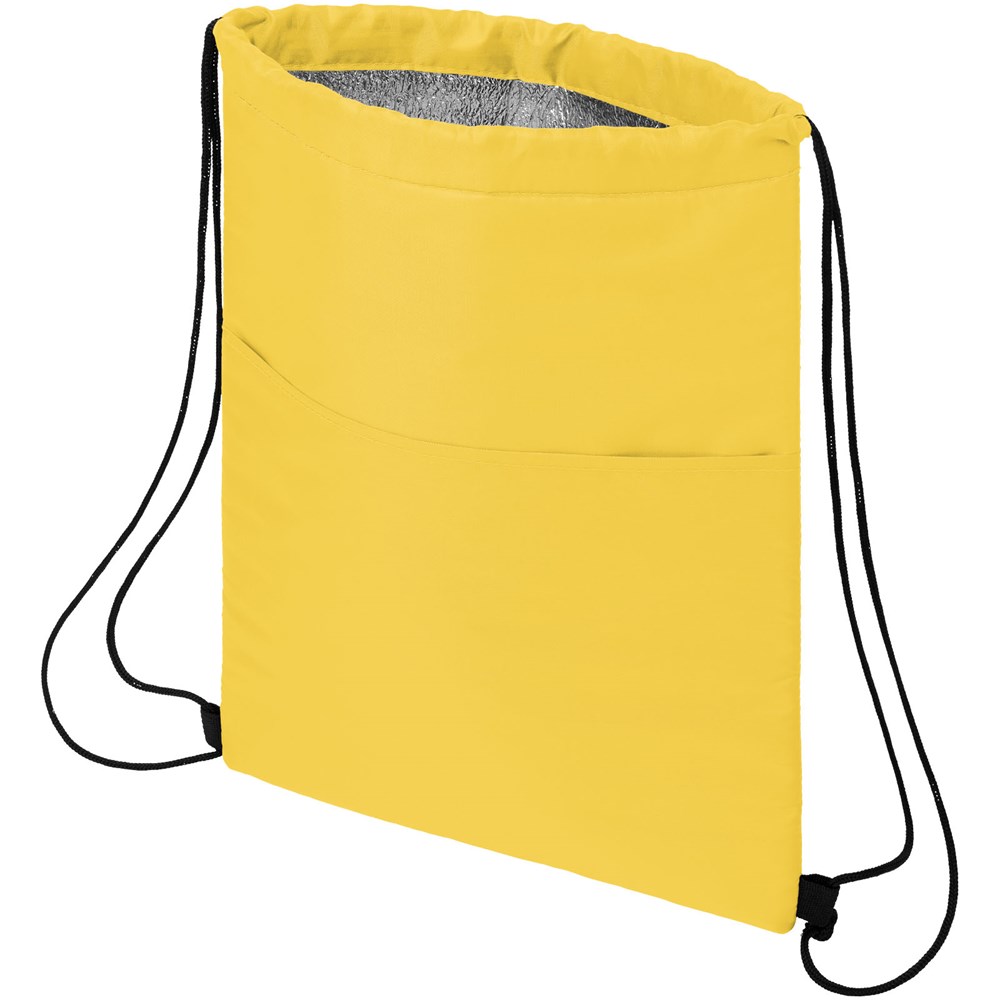 Sac isotherme Oriole avec cordon et capacité de 12 canettes 5L jaune