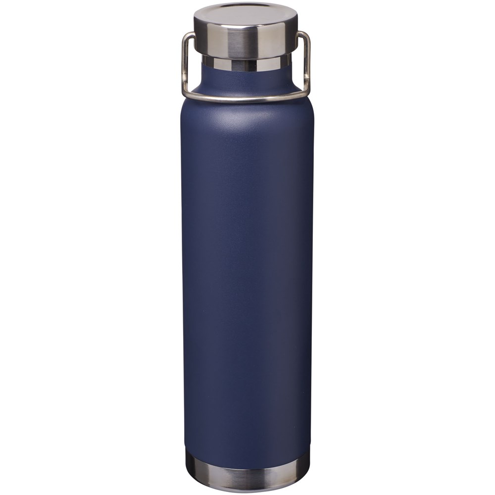 Thor 650 ml Kupfer-Vakuum Isoliersportflasche navy