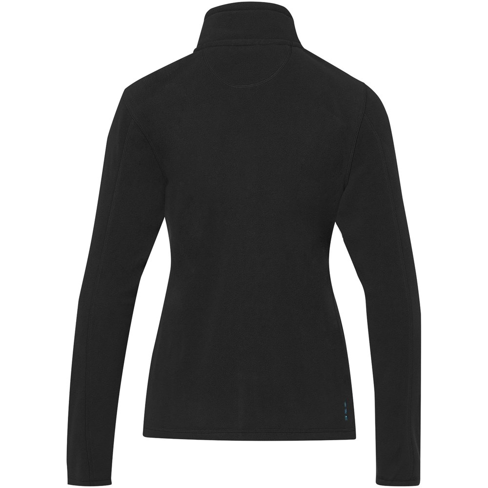 Veste Amber pour femme en polaire entièrement zippée recyclée GRS Noir