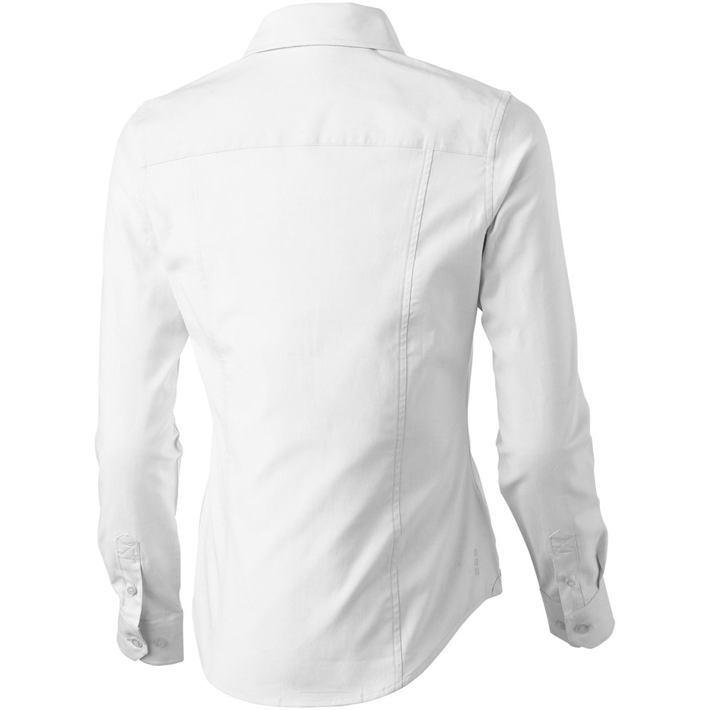 Chemise oxford manches longues femme Vaillant Blanc