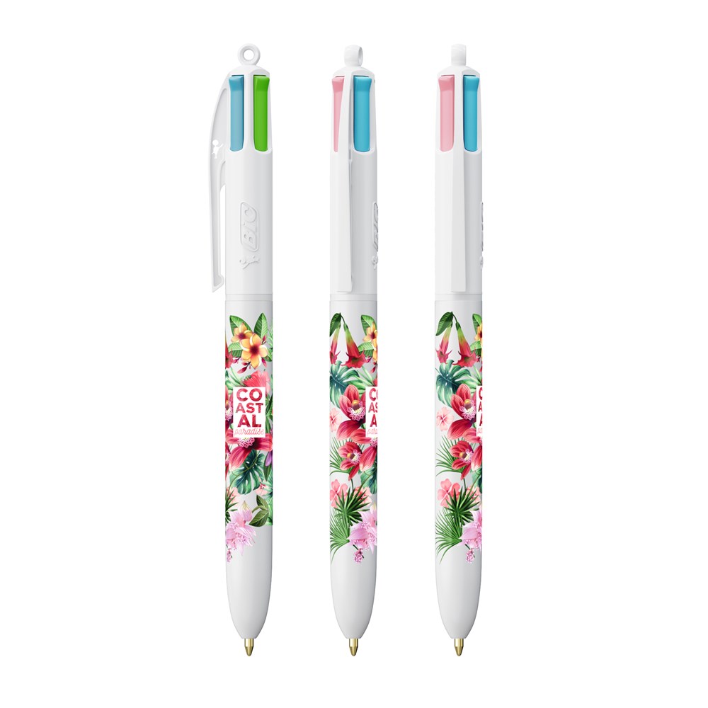 BIC® 4 Couleurs Fashion bille blanc