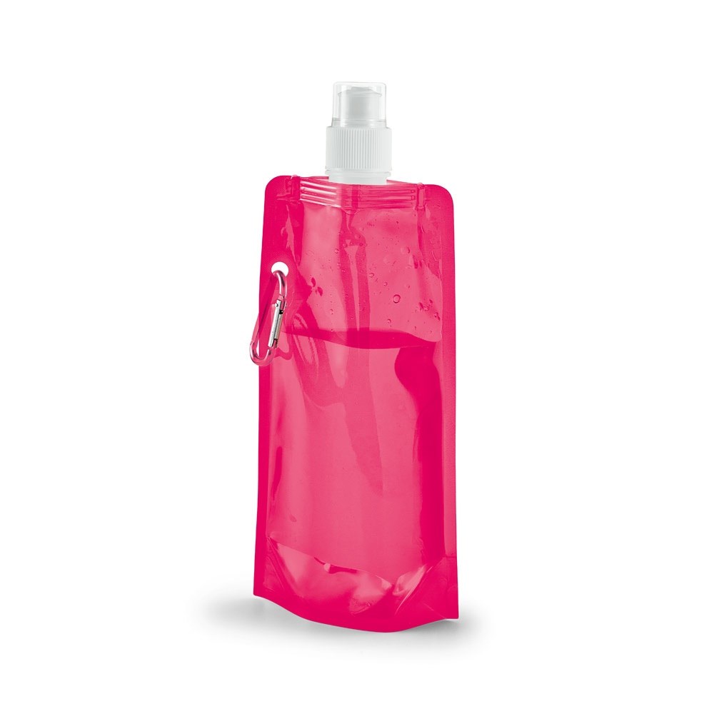 KWILL Bouteille pliante en PE 460 mL rose