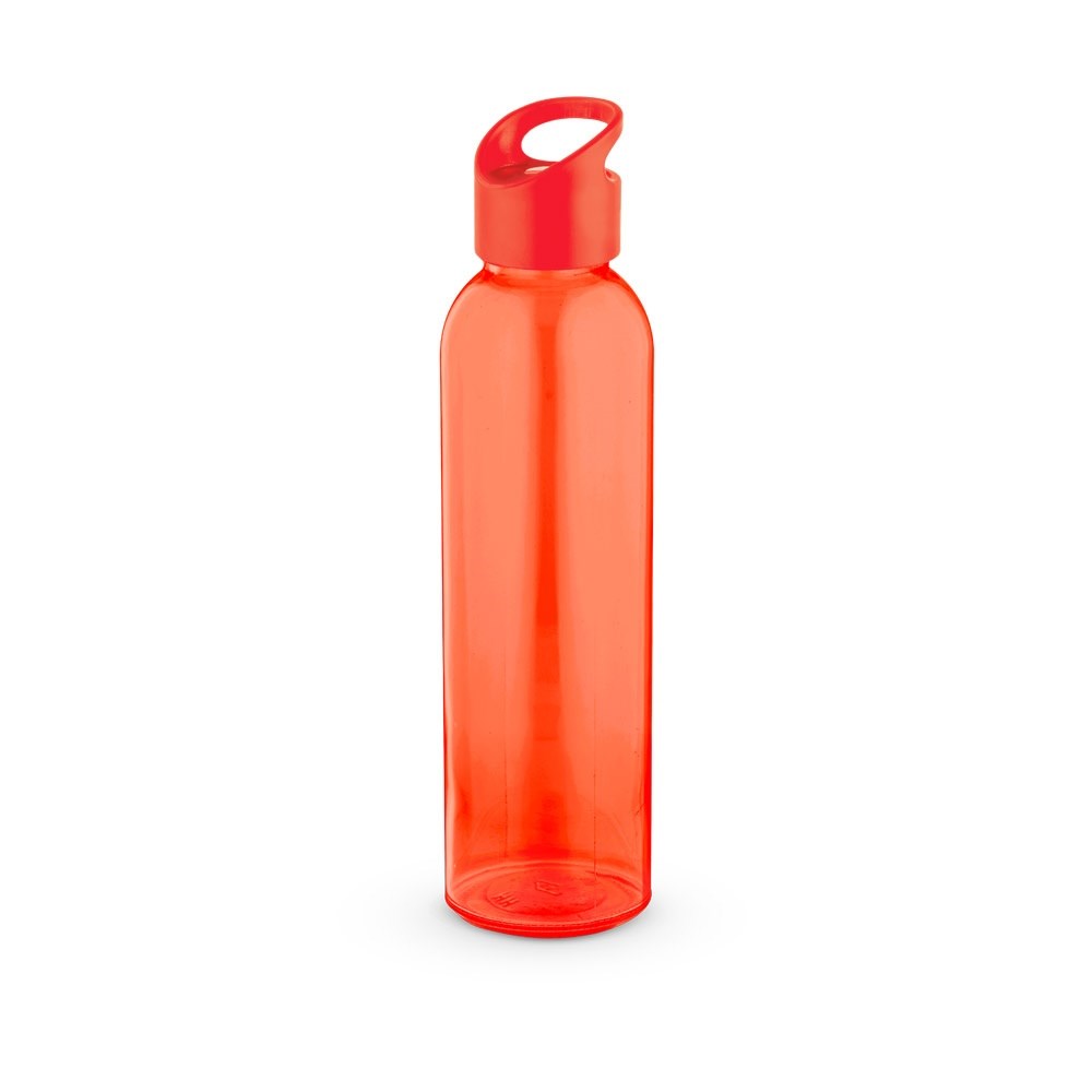 PORTIS GLASS Glasflasche mit PP-Verschluss 500 ml rot