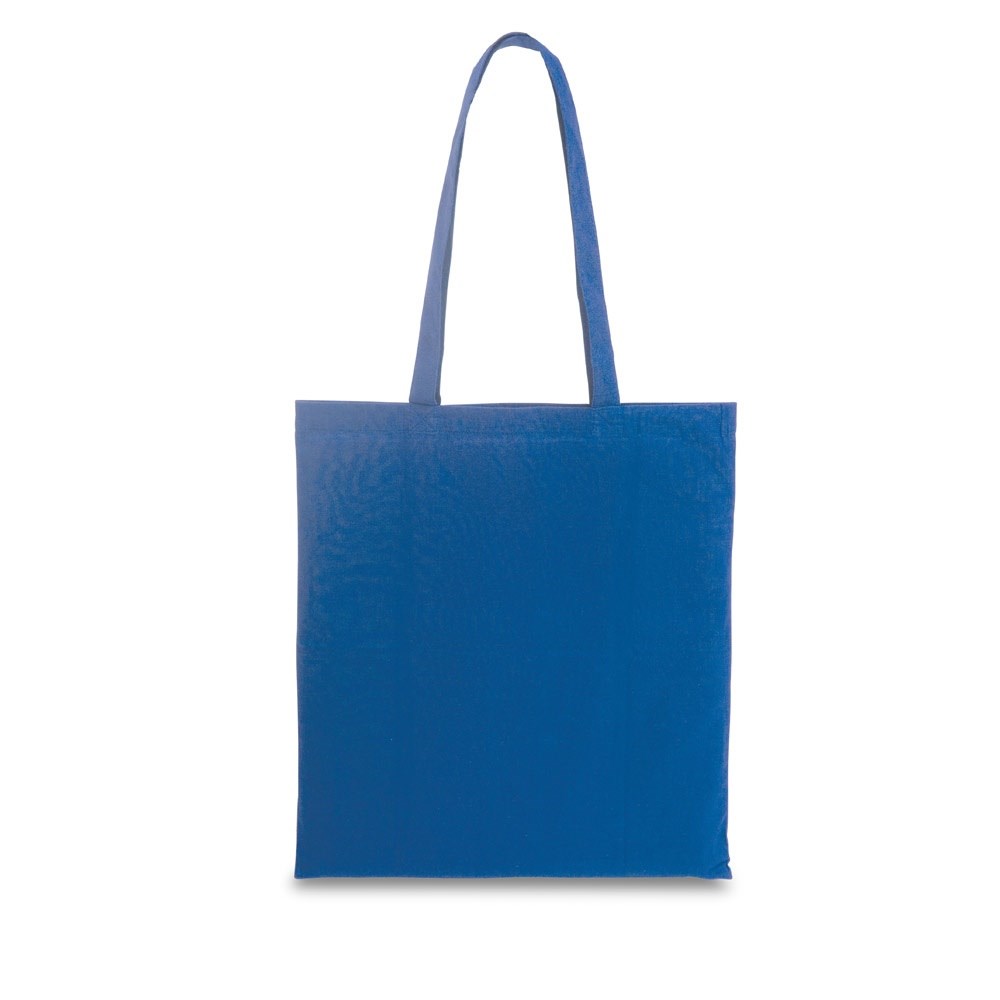 CAIRO Sac de courses en coton recyclé (180 g/m²) Bleu royal