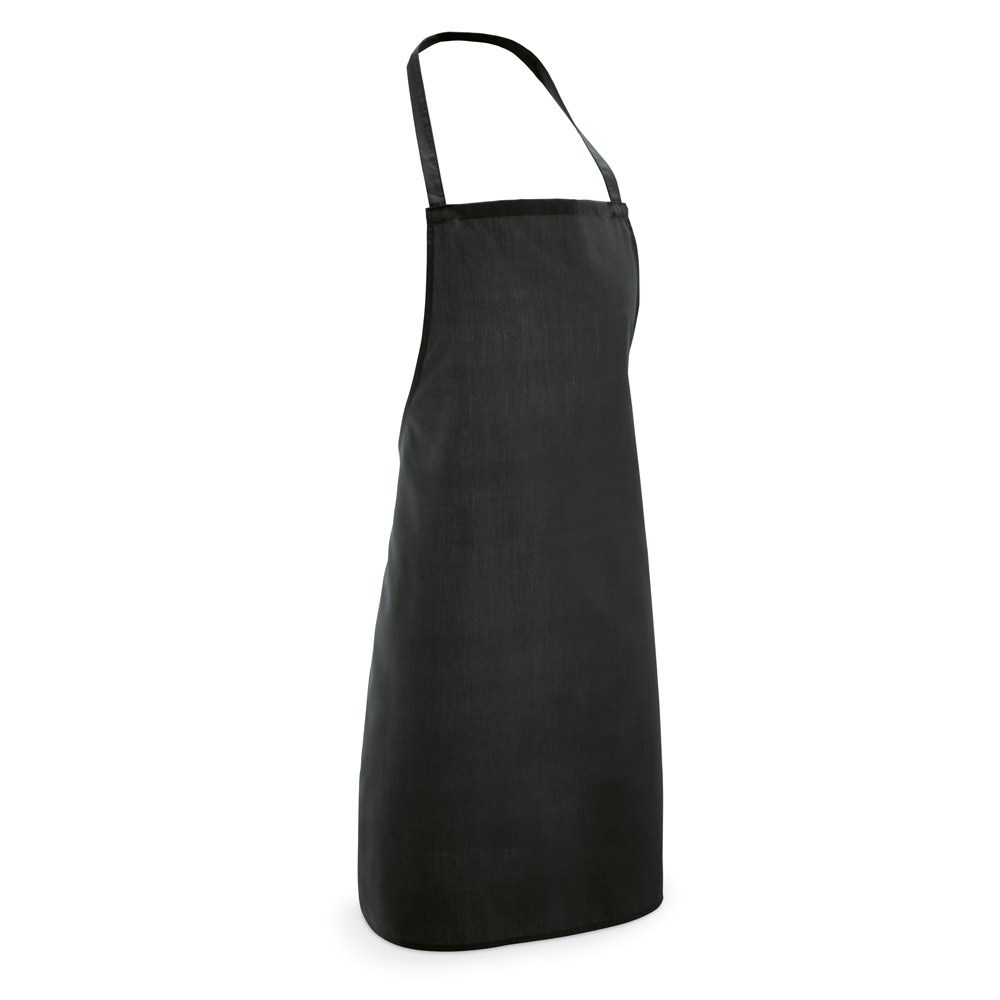 CURRY Tablier en coton et polyester (180 g/m²) noir