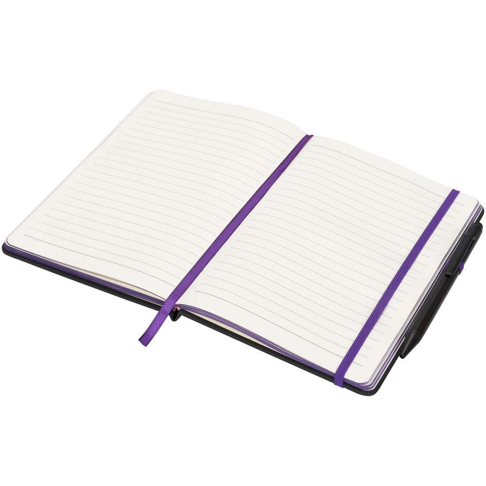 Carnet de notes M Noir Edge Noir, Violet