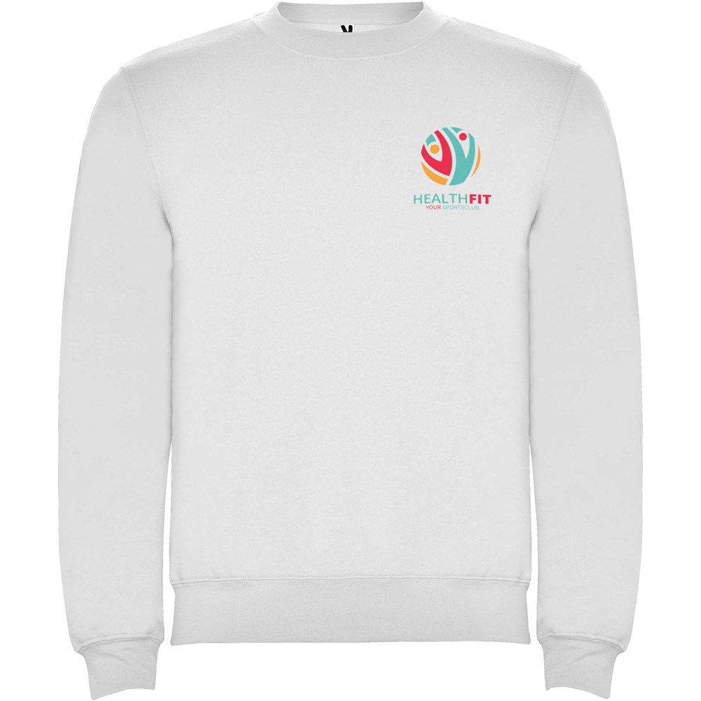 Warme Sweatshirts mit Logo – das perfekte Weihnachtsgeschenk für Kunden oder Mitarbeiter. weiss