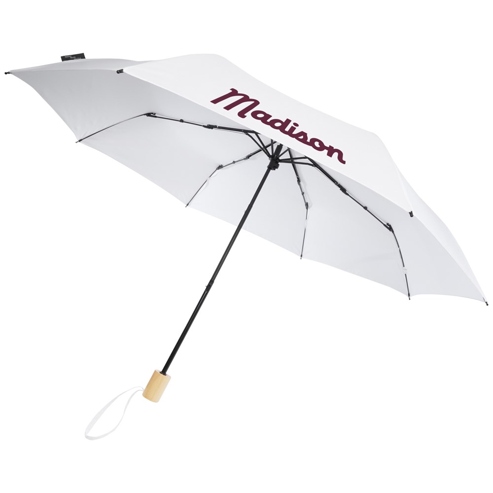 Parapluie de poche rPET blanc