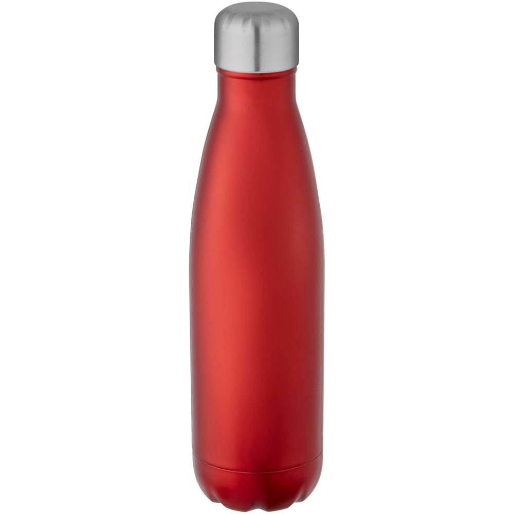 Bouteille Cove de 500 ml en acier inoxydable à isolation sous vide rouge