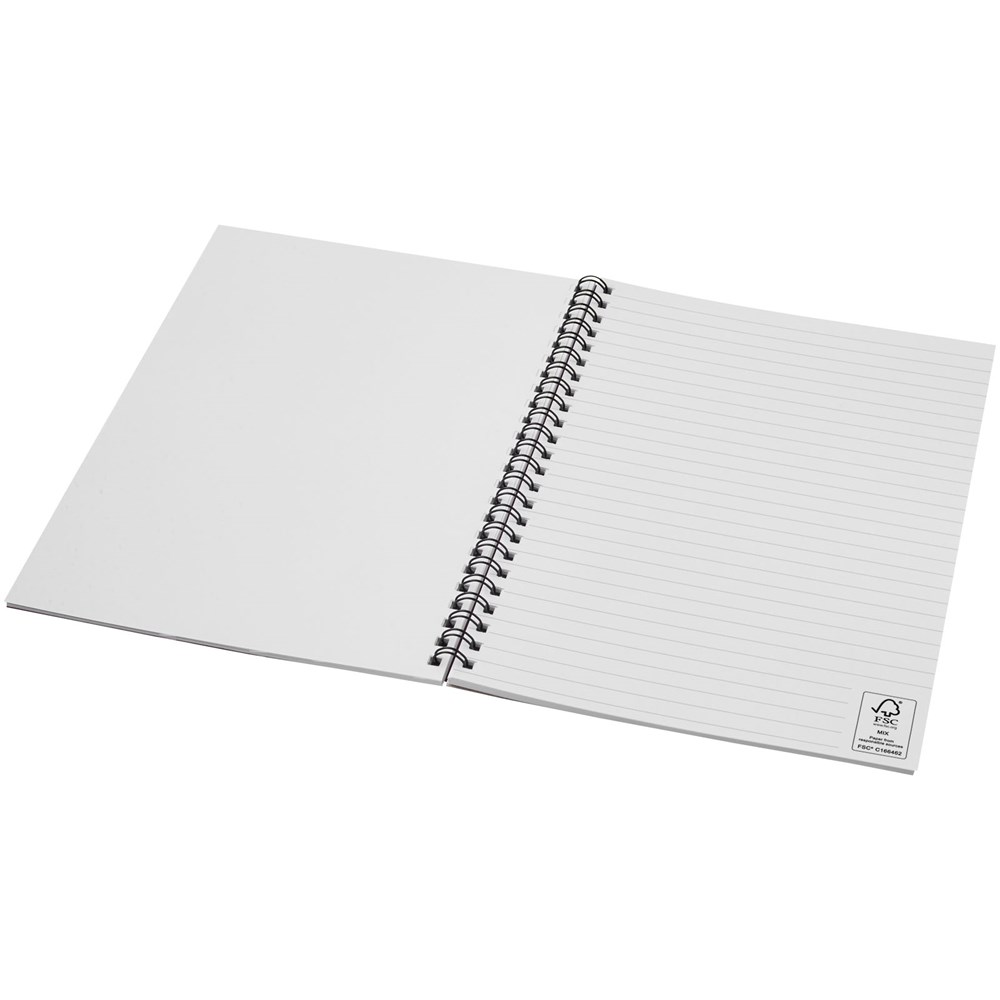 Carnet de notes spirales Desk-Mate® A5 coloré rouge