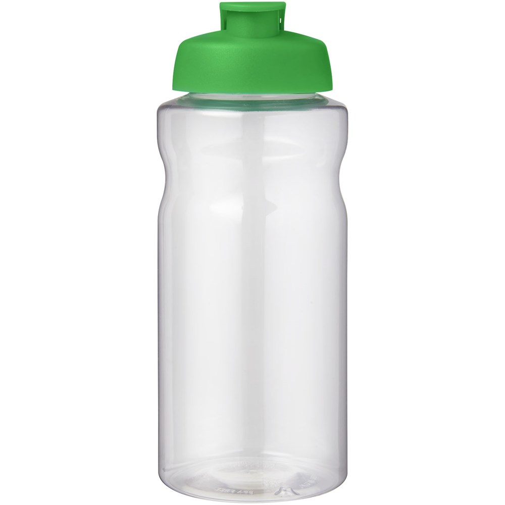 Bouteille de sport H2O Active® Base Pure de 1 L à couvercle rabattable Vert