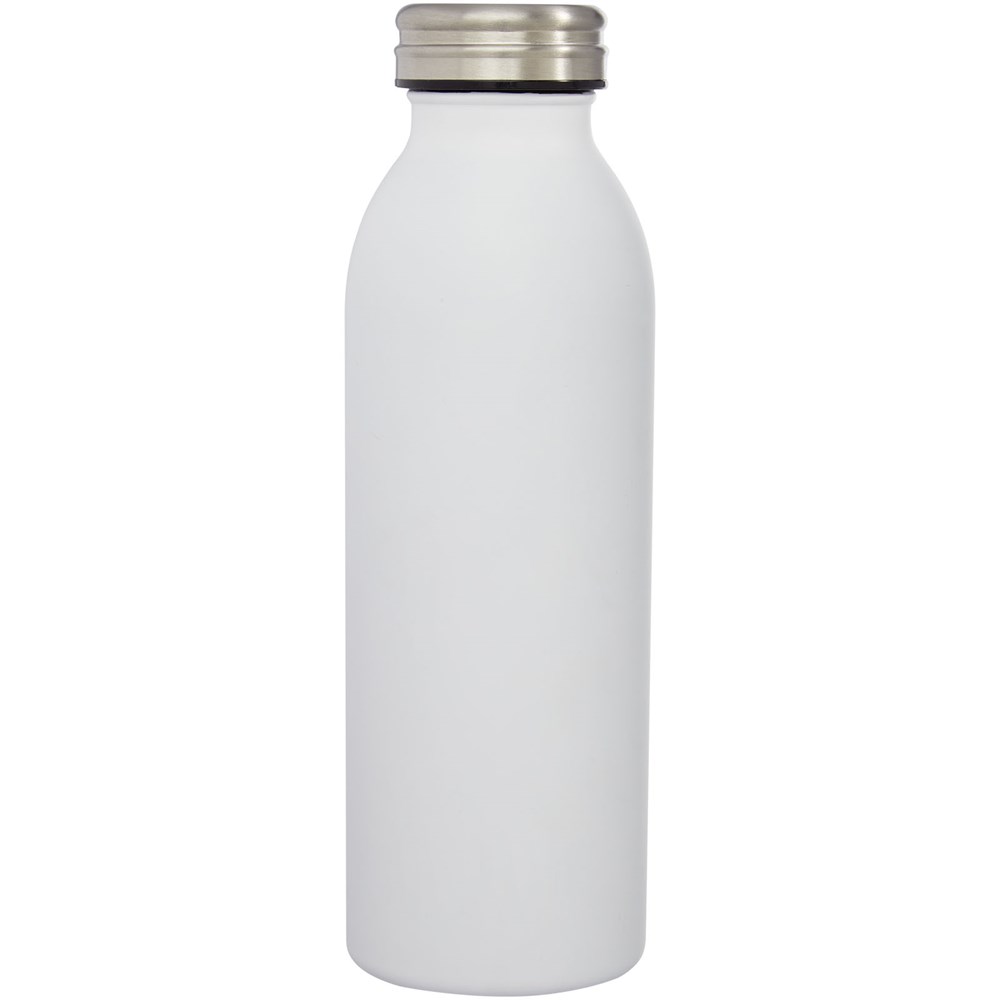 Bouteille isotherme Riti de 500 ml avec isolation sous vide et couche de cuivre blanc