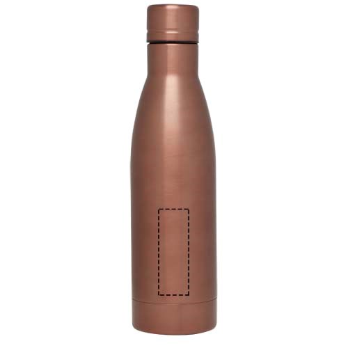 Bouteille isotherme Vasa en acier inoxydable recyclé certifié RCS de 500 ml avec isolation par le vide et couche de cuivre Bronze