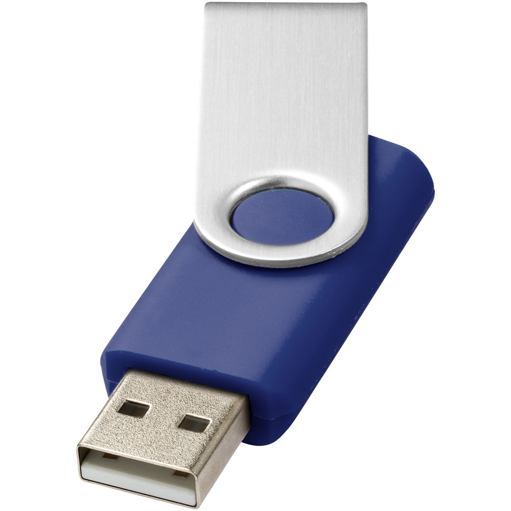 Rotate-Basic 2 GB USB-Stick blau, silber