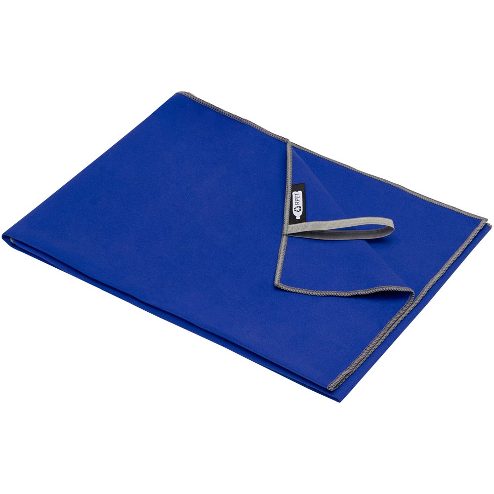 Serviette Pieter certifiée GRS ultra-légère et à séchage rapide 50 x 100 cm Bleu royal