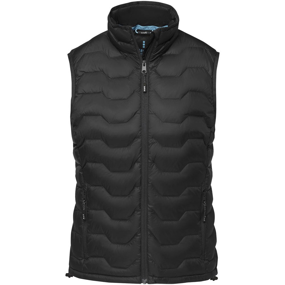 Bodywarmer duvet isotherme Epidote recyclé certifié GRS pour femme Noir