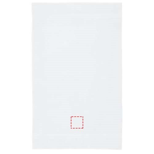 Serviette en coton 450 g/m² 100x180 cm Evelyn Blanc