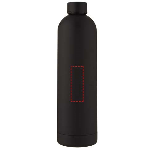 Spring 1 l Kupfer-Vakuum Isolierflasche schwarz