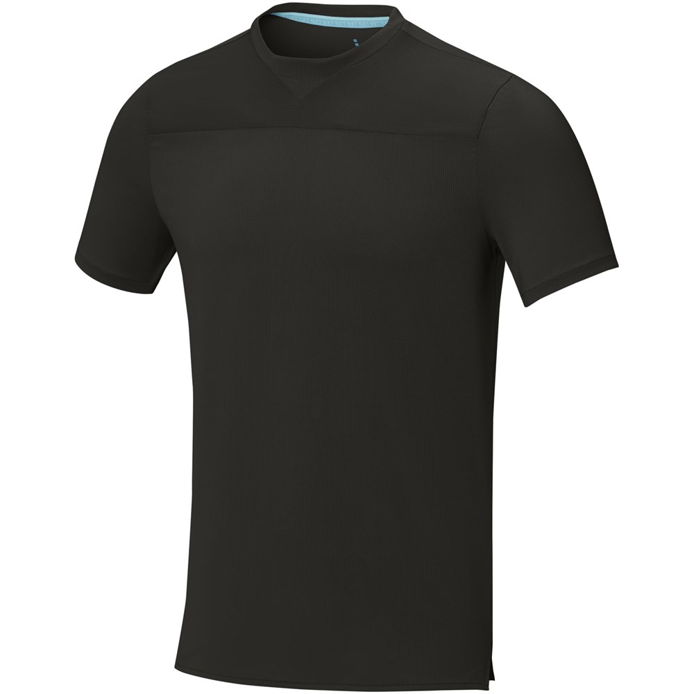 T-shirt Borax à manches courtes et en cool fit recyclé GRS pour homme Noir