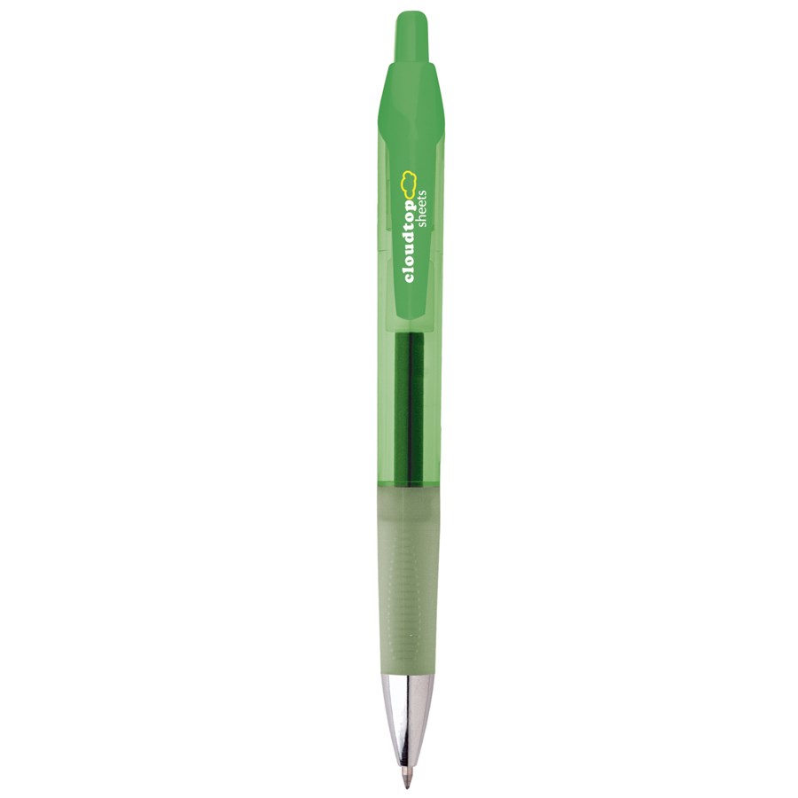 BIC® Intensity® Gel Clic Vert Clair Transparent / Vert Clair Transparent / Encre Bleue