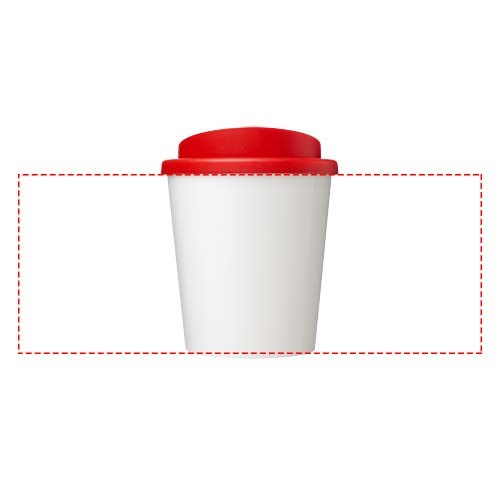 Gobelet avec isolation Brite-Americano Espresso Eco de 250 ml rouge