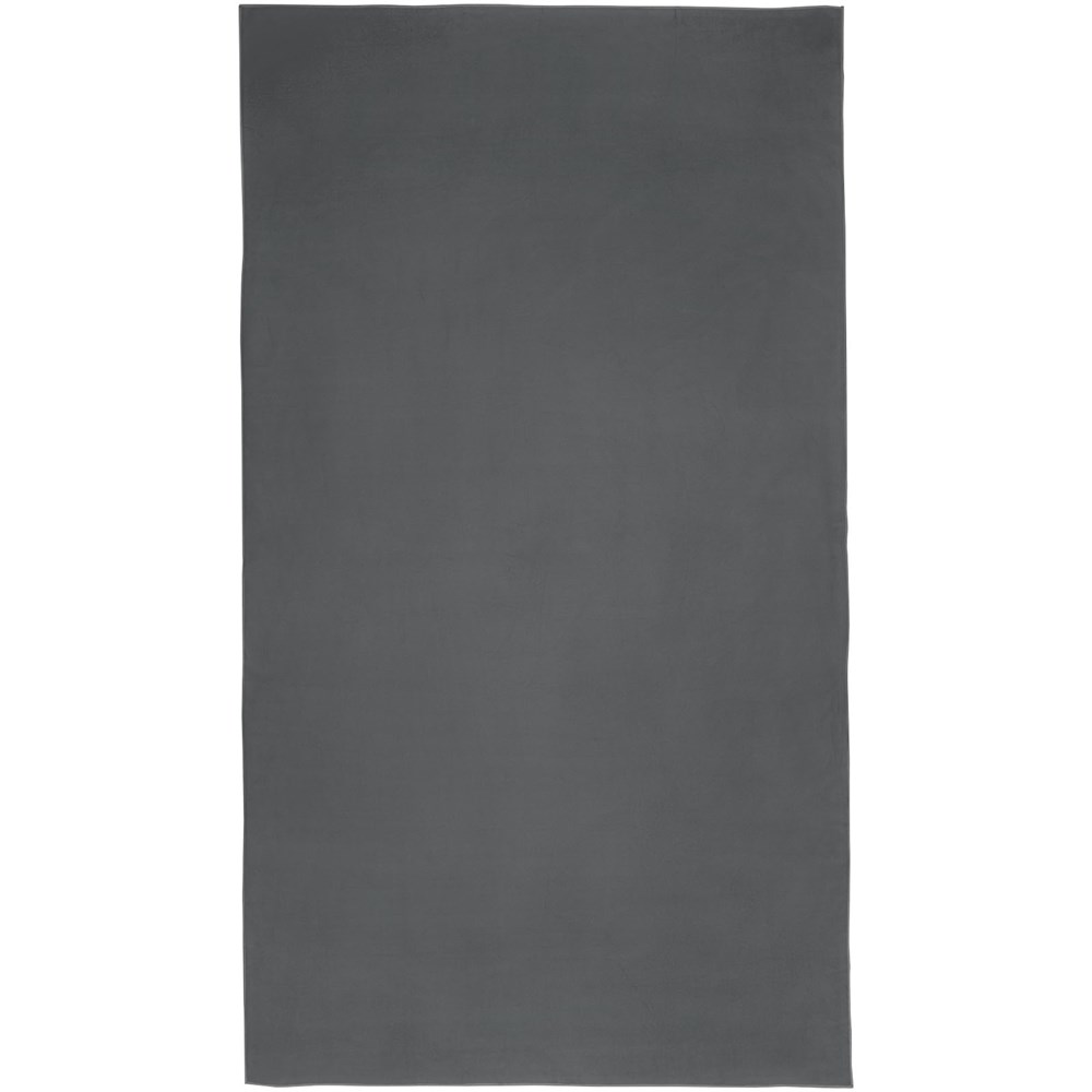 Serviette Pieter certifiée GRS ultra-légère et à séchage rapide 100 x 180 cm gris