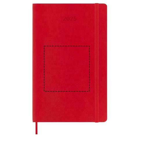 Agenda L 12 mois Moleskine à couverture souple Rouge écarlate