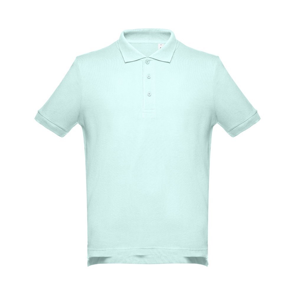 THC ADAM Kurzarm-Poloshirt aus Baumwolle für Herren Menthol grün