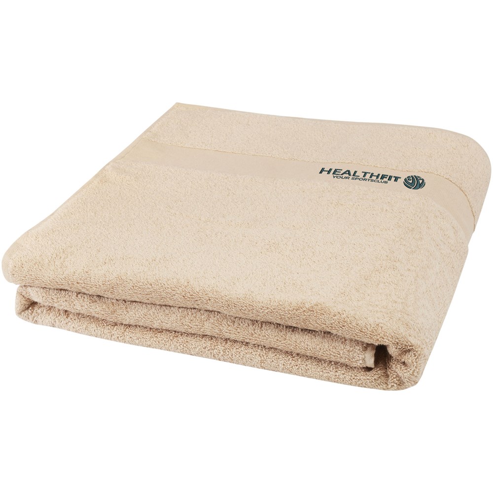 Serviette en coton 450 g/m² 100x180 cm Evelyn Beige