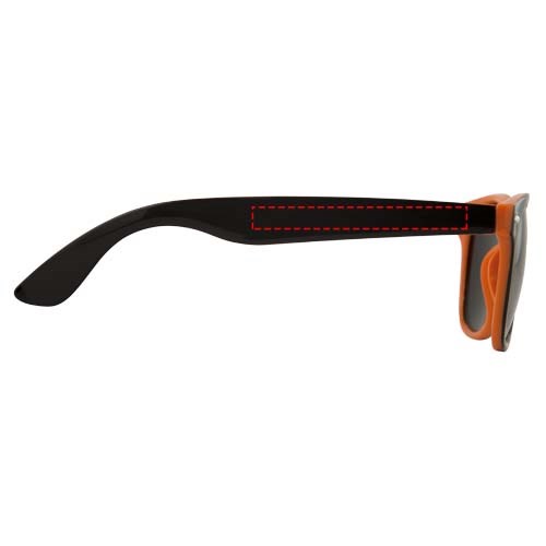 Sun Ray Sonnenbrille mit zweifarbigen Tönen orange, schwarz